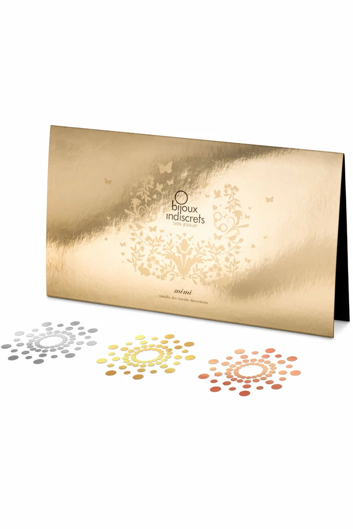 Bijoux Indiscrets Other Lingerie Six Mimi Metallic Skin Decorations 1 Bijoux Indiscrets Other Lingerie Six Mimi Metallic Skin Decorations