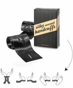 Bijoux Indiscrets Silky Restraints With Velvet Print