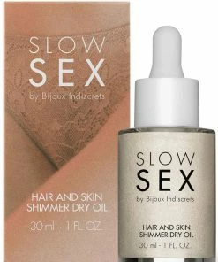 Bijoux Indiscrets Slow Sex Intimate Shimmer Dry Oil 30ml Other Lingerie