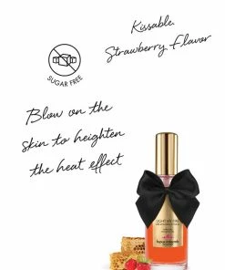 Bijoux Indiscrets Warming Strawberry Massage Oil Other Lingerie