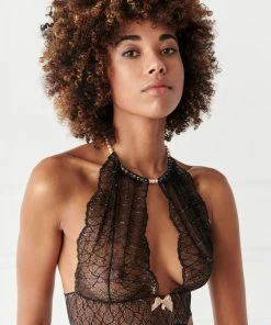 Bracli Sydney Pearl Bralette Black Bras