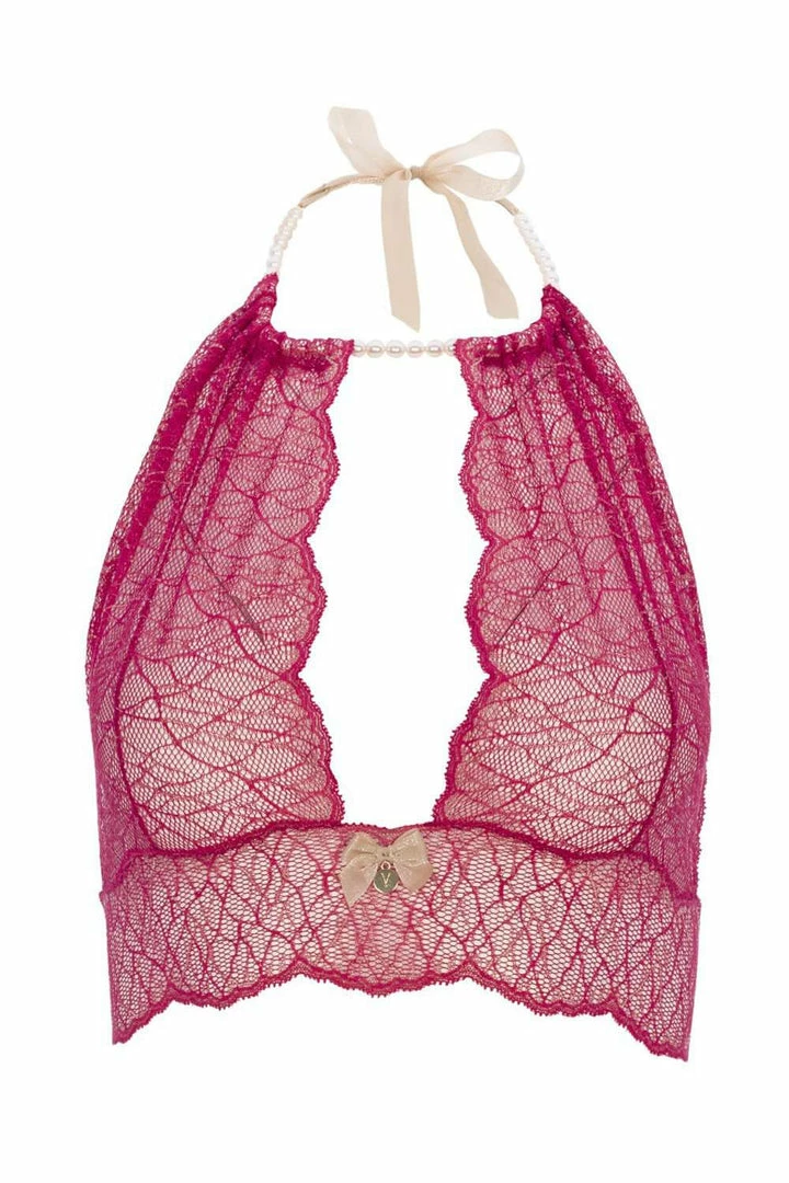 Bracli Sydney Pearl Bralette Red 2 Bracli Sydney Pearl Bralette Red