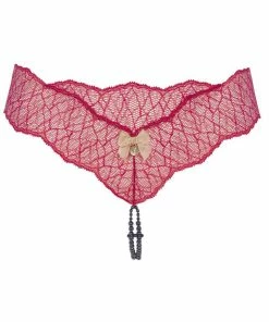 Bracli Sydney Dark Double Pearl Thong Red