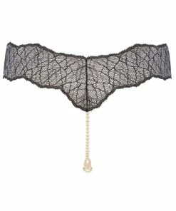 Bracli Sydney Double Pearl Thong Black Knickers 21 Bracli Sydney Double Pearl Thong Black Knickers
