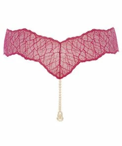 Bracli Sydney Double Pearl Thong Red