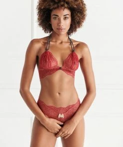 Bracli Sydney Dark Double Pearl Thong Red
