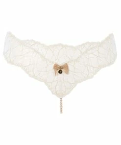 Bracli Knickers Sydney Single Pearl Thong Ivory