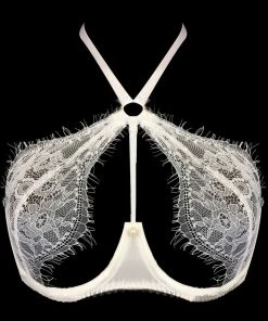 E.L.F Zhou Bras Chantilly Vanille Lace Open Bra