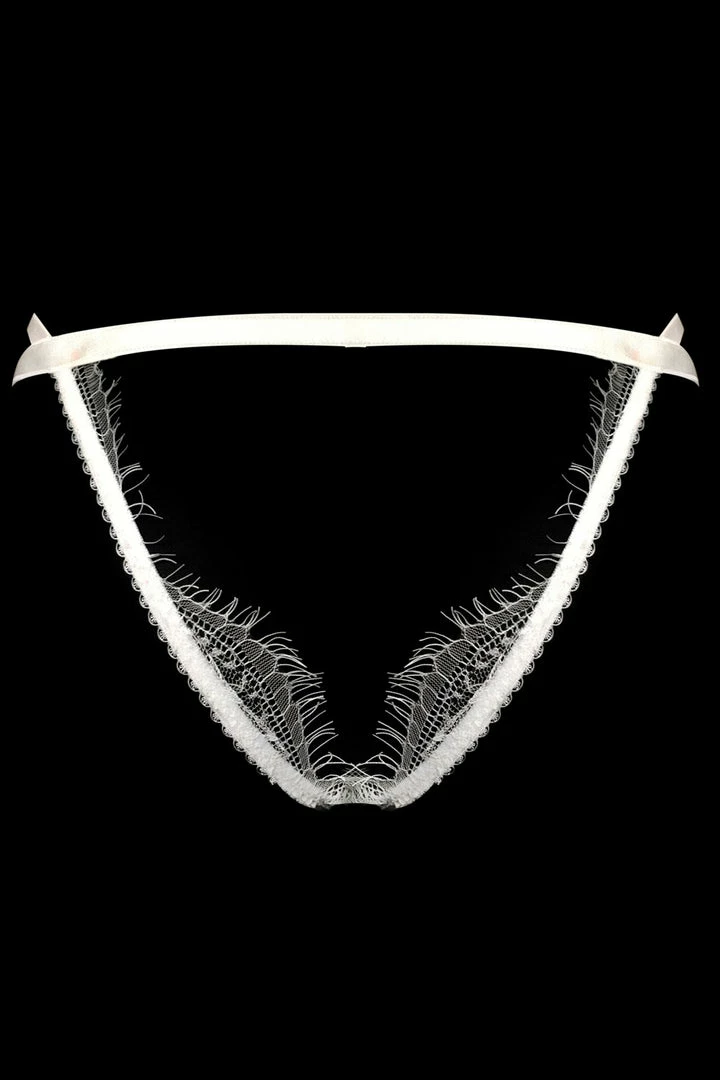 E.L.F Zhou Chantilly Vanille Ouvert Knicker Knickers 5 E.L.F Zhou Chantilly Vanille Ouvert Knicker Knickers