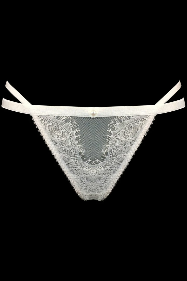 E.L.F Zhou Chantilly Vanille Ouvert Knicker Knickers 2 E.L.F Zhou Chantilly Vanille Ouvert Knicker Knickers