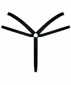 E.L.F Zhou Obsidian Strap Thong 9 E.L.F Zhou Obsidian Strap Thong