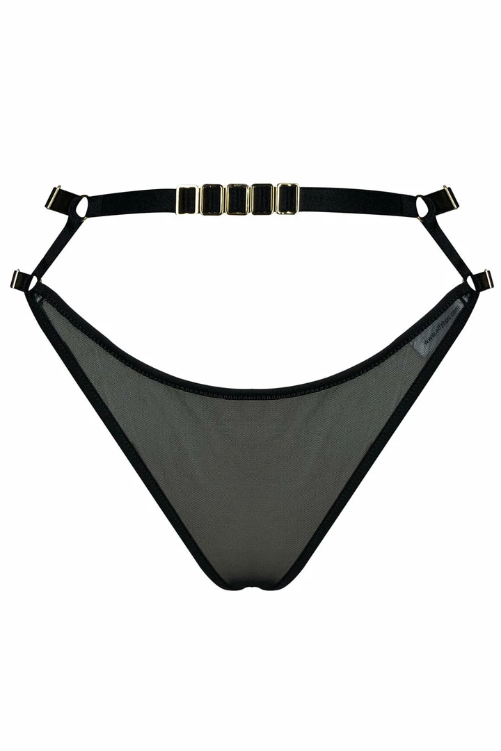 E.L.F Zhou Obsidian Strap Thong 2 E.L.F Zhou Obsidian Strap Thong