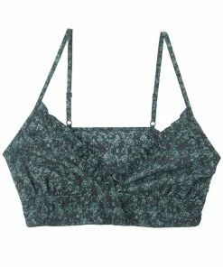 Else Botanist Silk Cropped Ruffled Bralette