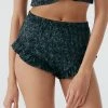 Else Botanist Silk Ruffled Shorts