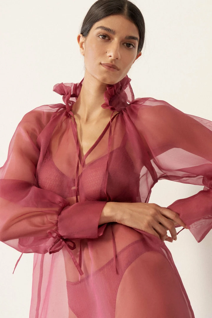 Else Honeycomb Organza Silk Cover Up, Size S (UK 8-10) Other Lingerie 4 Else Honeycomb Organza Silk Cover Up, Size S (UK 8-10) Other Lingerie