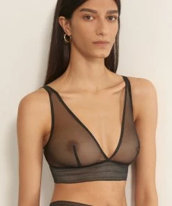 Else Bras Bare Soft Plunge Bra, Size L (UK 36C/38B)