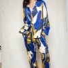 Fable & Eve Other Lingerie Chelsea Abstract Print Pyjama Set (Size UK 8)