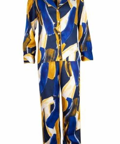 Fable & Eve Other Lingerie Chelsea Abstract Print Pyjama Set (Size UK 8)