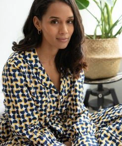 Fable & Eve Chelsea Geometric Print Pyjama Set