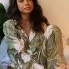 Fable & Eve Richmond Leaf Print Pyjama Set