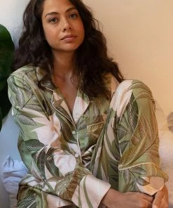 Fable & Eve Richmond Leaf Print Pyjama Set