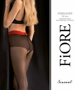 FiORE Other Lingerie Sensual Firelight Crotchless Tights 20 Denier