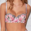 Fleur Du Mal Card Embroidery Balconette Bra
