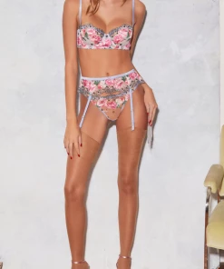 Fleur Du Mal Knickers Card Embroidery Thong