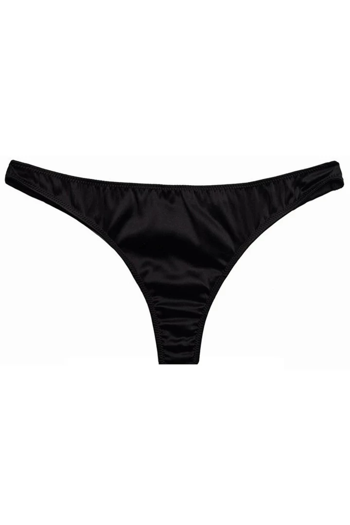 Fleur Du Mal Luxe Thong Knickers 2 Fleur Du Mal Luxe Thong Knickers