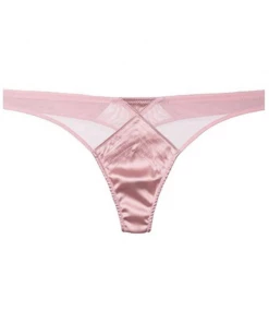 Fleur Du Mal Top Stitch Thong