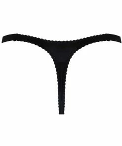 Fleur Of England Onyx Thong Knickers