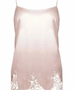 Fleur Of England Other Lingerie Signature Silk & French Lace Blush Babydoll