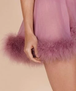 Gilda & Pearl Diana Silk & Marabou Babydoll 6 Gilda & Pearl Diana Silk & Marabou Babydoll