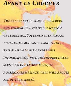 Maison Close Amber Blossom Massage Candle Other Lingerie