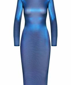 Maison Close Blue Angel Long Sleeve Midi Dress Other Lingerie