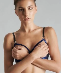 Maison Close Bras Blue Angel Open Underwired Bra