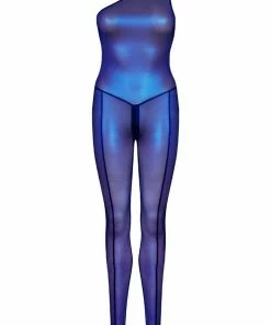 Maison Close Other Lingerie Blue Angel One Shoulder Catsuit