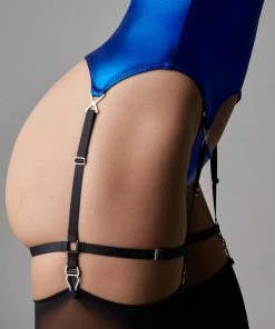 Maison Close Other Lingerie Blue Angel Tank Top With Suspenders 9 Maison Close Other Lingerie Blue Angel Tank Top With Suspenders