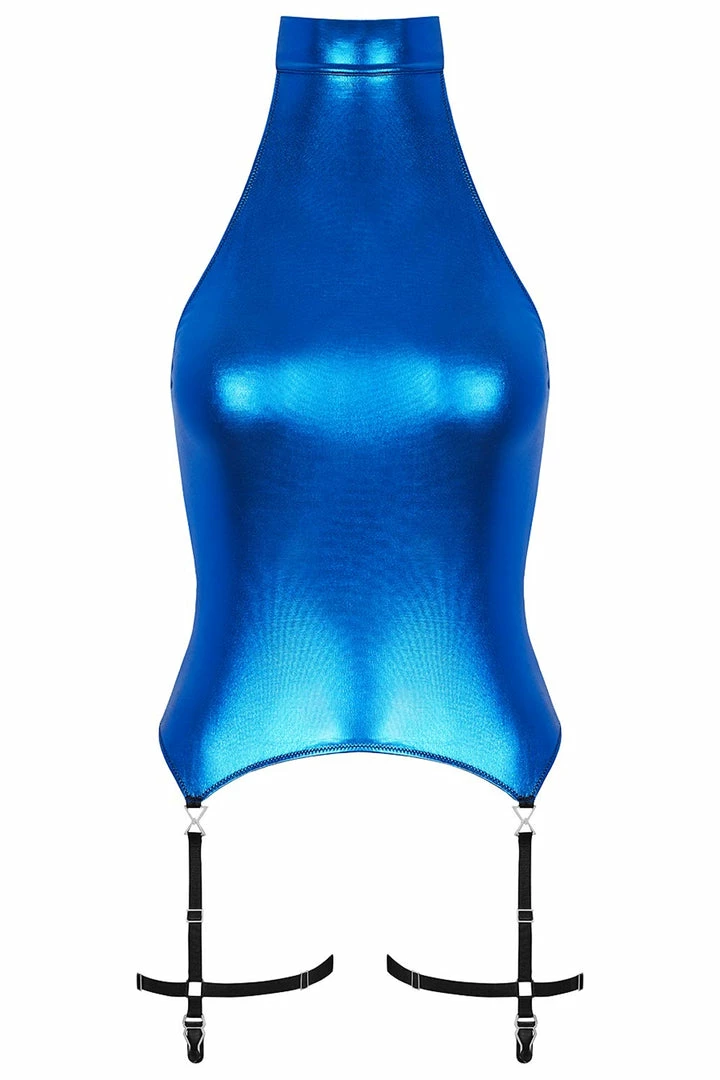 Maison Close Other Lingerie Blue Angel Tank Top With Suspenders 2 Maison Close Other Lingerie Blue Angel Tank Top With Suspenders