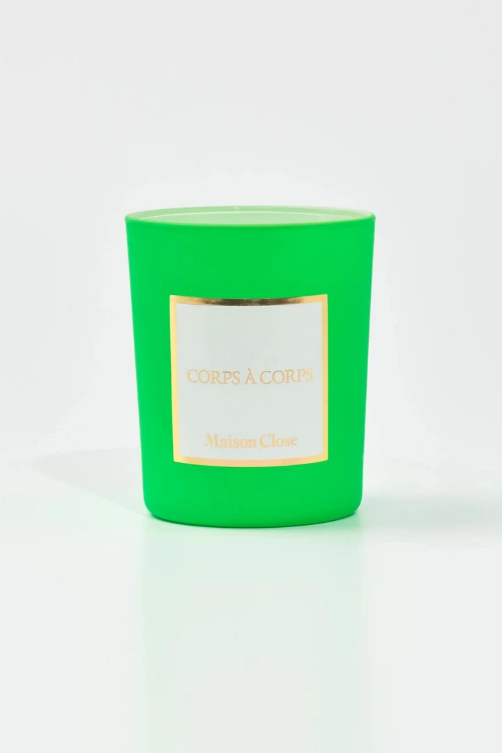 Maison Close Corps à Corps Neon Green Home Candle Other Lingerie 1 Maison Close Corps à Corps Neon Green Home Candle Other Lingerie