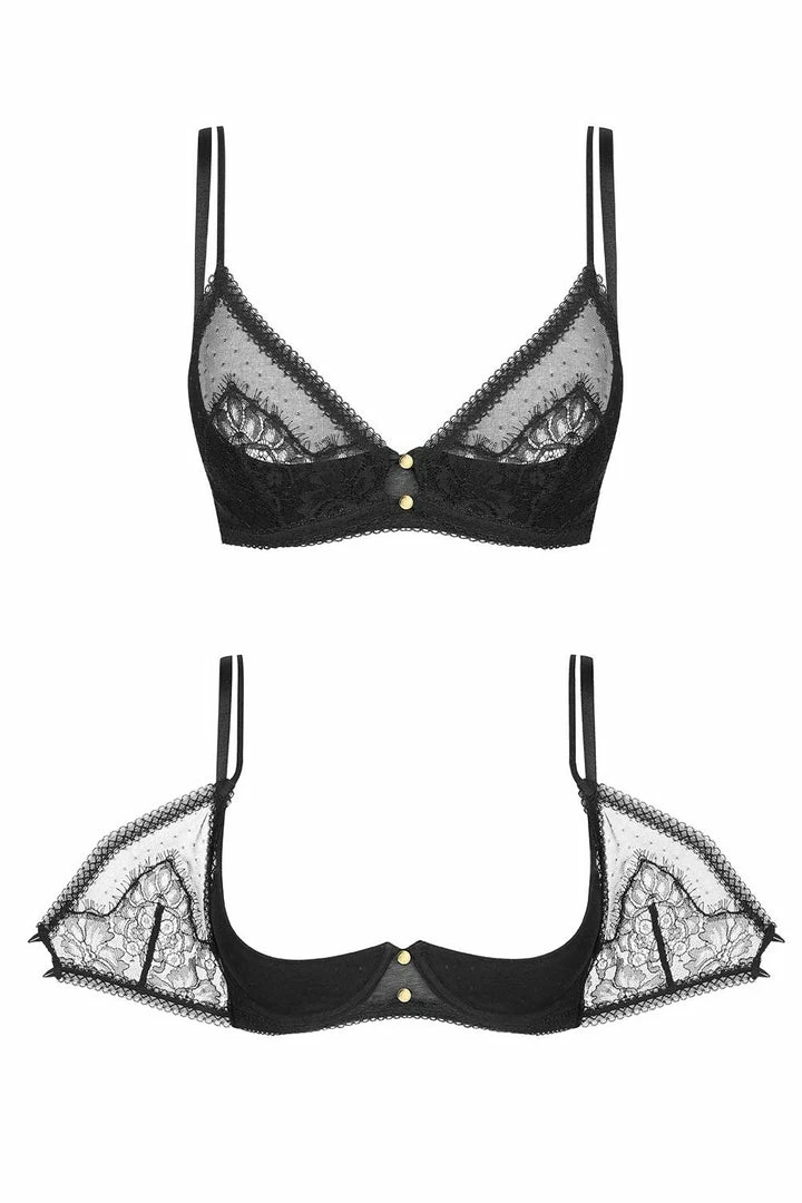 Maison Close Bras Inspiration Divine Openable Quarter Cup Bra 2 Maison Close Bras Inspiration Divine Openable Quarter Cup Bra