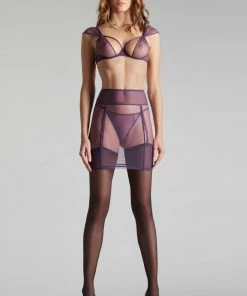 Maison Close L'Amoureuse Mini Skirt With Suspenders