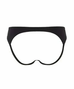 Maison Close Le Petit Secret Black Naked Back Shorty Knickers 11 Maison Close Le Petit Secret Black Naked Back Shorty Knickers
