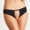 Maison Close Knickers Le Petit Secret Black Open Brief
