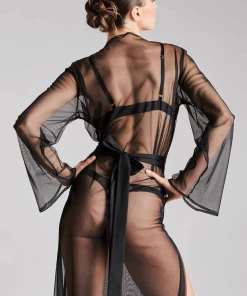 Maison Close Madame Rêve Sheer Long Kimono Other Lingerie