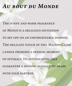 Maison Close Monoi Massage Candle