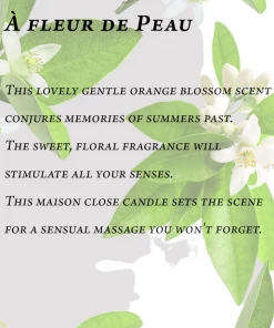 Maison Close Orange Blossom Massage Candle