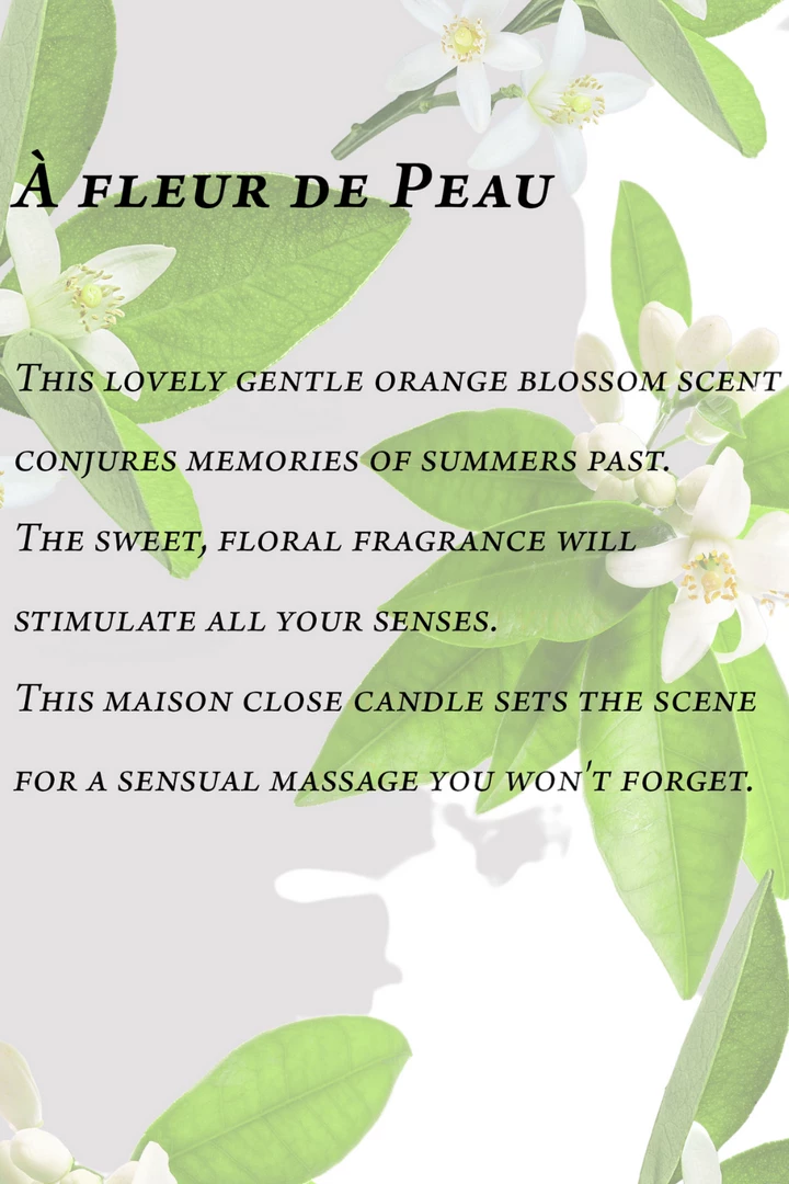 Maison Close Orange Blossom Massage Candle 2 Maison Close Orange Blossom Massage Candle
