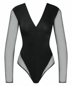 Maison Close Pure Tentation Black Thong Body With Zip