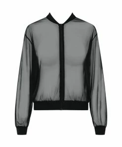 Maison Close Other Lingerie Pure Tentation Black Bomber Jacket
